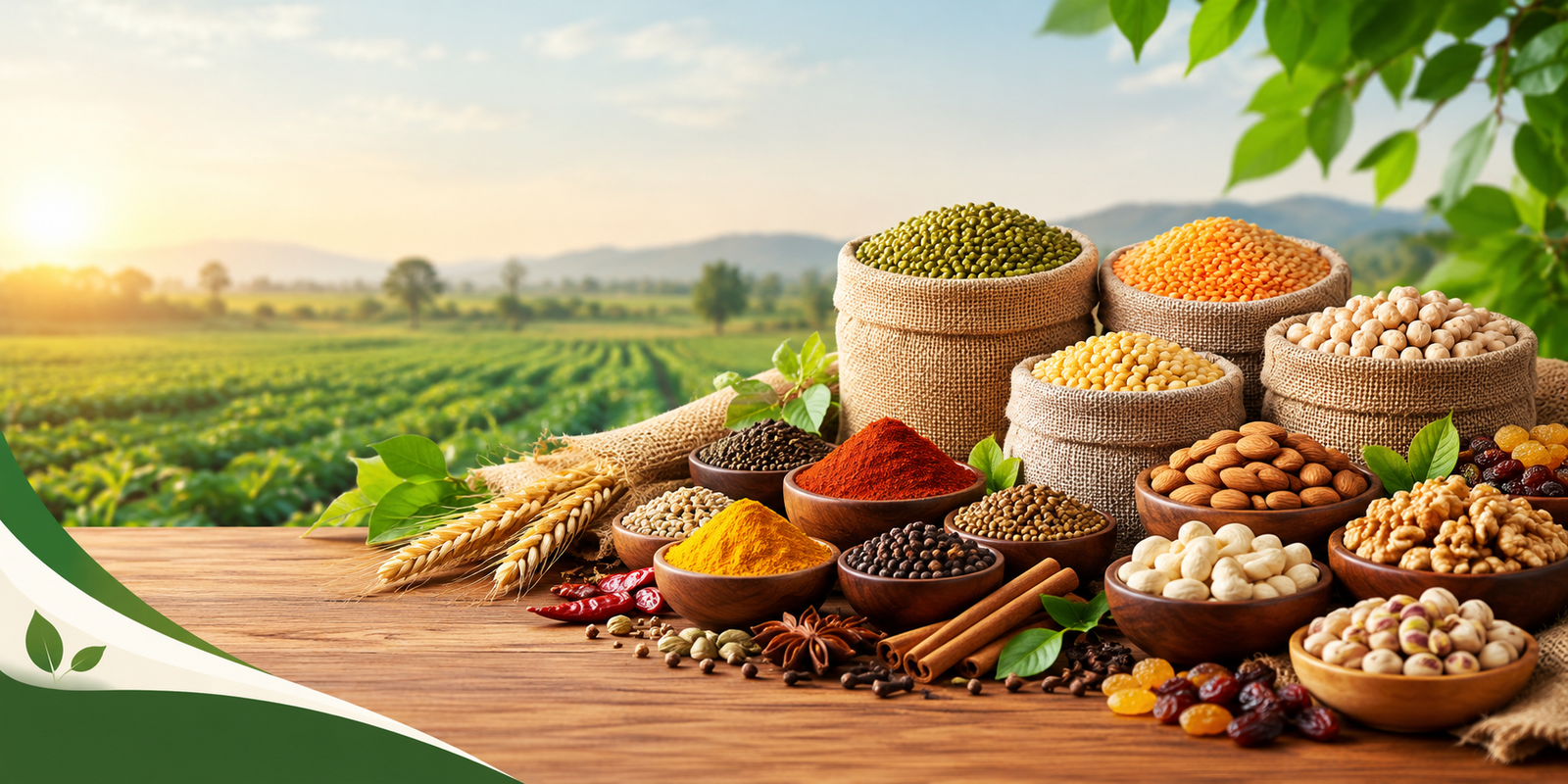 Farm-Fresh Spices, Pulses & Dry Fruits